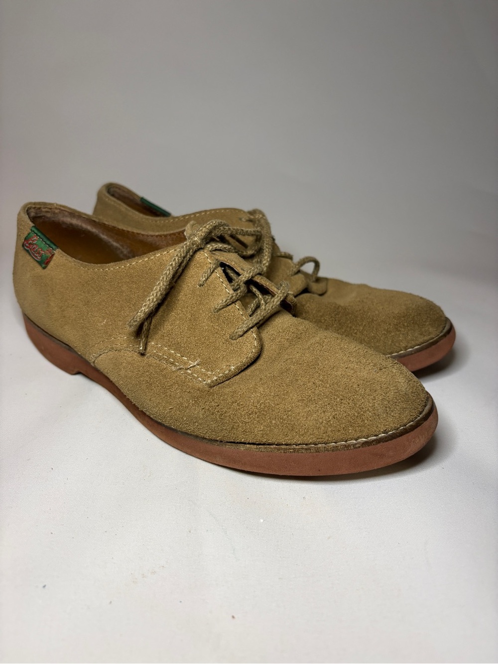 G.H. Bass & Co. 'Dirty Bucks' Suede Oxford Shoes Tan/Beige Exeter Mens Size 7